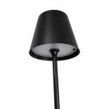 Tischlampe für Restaurants, SCHWARZ, mit Akku, wiederaufladbar, 3600 mAh