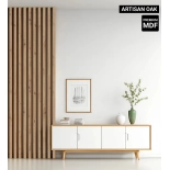 3D Lamellenwand, Holzlamellen für Wand oder Decke (30x40 mm) (rustikale Eiche)