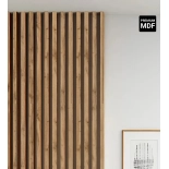 3D Lamellenwand, Holzlamellen für Wand oder Decke (30x40 mm) (Eiche Wotan)