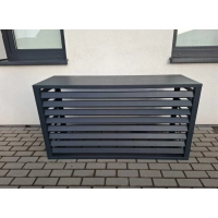 Pokrov za zunanjo enoto klimatske naprave, aluminij, antracit, 100x70x50 cm