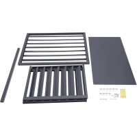 Pokrov za zunanjo enoto klimatske naprave, aluminij, antracit, 100x70x50 cm