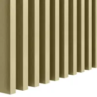 3D Lamellenwand, Holzlamellen für Wand oder Decke (16x30 mm) (Goldmetallic)