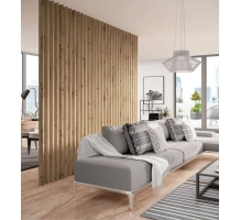 Holzlatten für Trennwände (28x60 mm) (RUSTIKALE EICHE)