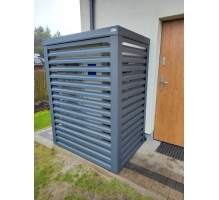 Pokrov za zunanjo enoto klimatske naprave, aluminij, antracit, 100x70x50 cm [CLONE]