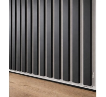 3D Lamellenwand, Holzlamellen für Wand oder Decke (16x30 mm) (Anthrazit)