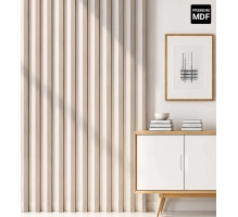 3D-Dekorlamellen, Holzleisten für Wand und Decke (28x37 mm) (ESCHE)