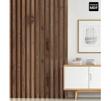 3D-Dekorlamellen, Holzleisten für Wand und Decke (28x37 mm) (FLAGSTAFF EICHE)