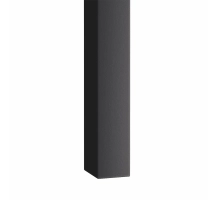 3D dekorative Lamellen, Holzleisten für Wände, Decke oder Trennwand (28x37 mm) (schwarz)