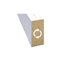 Lesene letvice za pregradne stene (28x60mm) (belo)