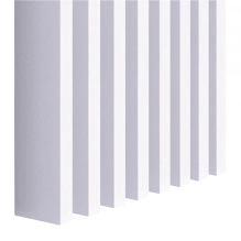 Lesene letvice za pregradne stene (28x60mm) (belo)