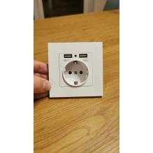Wandsteckdose Spionen kamera, CMOS, Wi-Fi, 1080p (HD), kamera für spion, Weiß