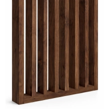 Lesene letvice za pregradne stene (28x60mm) (oreh)