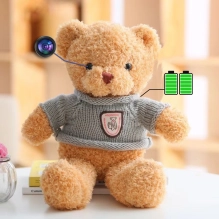 Versteckte Wi-Fi-Kamera, versteckt im Teddybär-Spielzeug, 128 GB SD