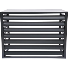 Pokrov za zunanjo enoto klimatske naprave, aluminij, antracit, 100x70x50 cm [CLONE]