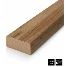 Holzlatten für Trennwände (28x60 mm) (EICHE CATANIA)