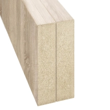 Decorative 3D wall wood slat, MDF, for wall or partition walls (28x60mm) (oak sonoma)