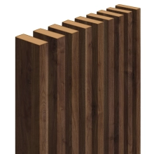 Lesene letvice za pregradne stene (28x60mm) (oreh)