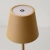 Tischlampe für Restaurants, BEIGE, mit Akku, wiederaufladbar, 3600 mAh