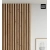 3D Lamellenwand, Holzlamellen für Wand oder Decke (30x40 mm) (rustikale Eiche)