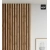 3D Lamellenwand, Holzlamellen für Wand oder Decke (30x40 mm) (Eiche Wotan)