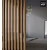 Holzlatten für Trennwände (28x60 mm) (NATUR-EICHE)