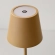 Tischlampe für Restaurants, BEIGE, mit Akku, wiederaufladbar, 3600 mAh