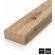 Holzlatten für Trennwände (28x60 mm) (RUSTIKALE EICHE)