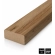 Holzlatten für Trennwände (28x60 mm) (EICHE CATANIA)