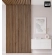 3D Lamellenwand, Holzlamellen für Wand oder Decke (16x30 mm) (Walnuss)