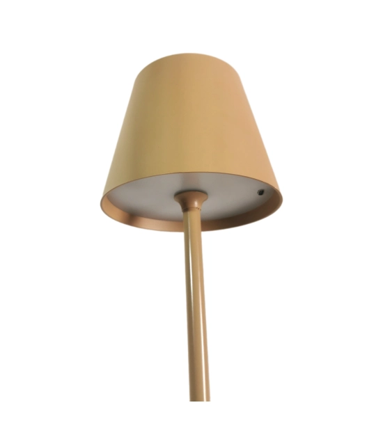 Tischlampe für Restaurants, BEIGE, mit Akku, wiederaufladbar, 3600 mAh