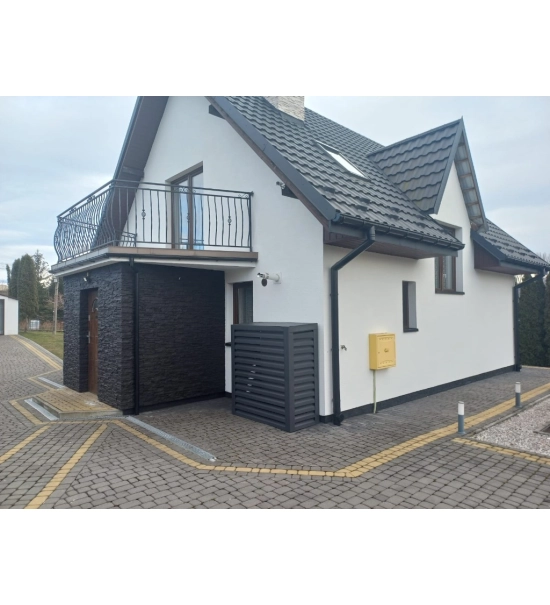 Pokrov za zunanjo enoto klimatske naprave, aluminij, antracit, 100x70x50 cm [CLONE]