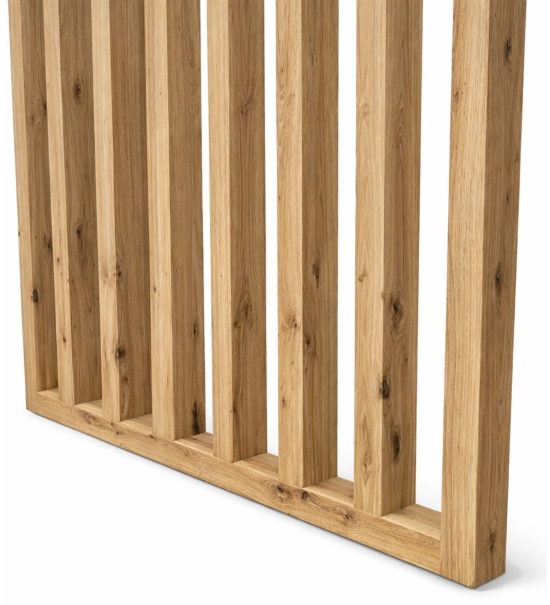 Holzlatten für Trennwände (28x60 mm) (RUSTIKALE EICHE)
