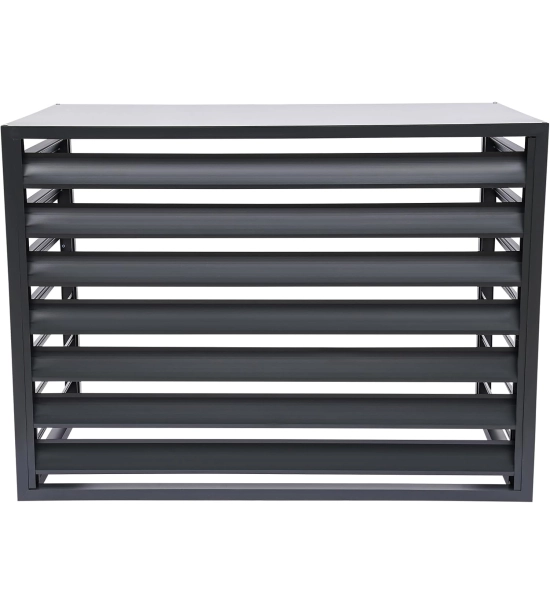 Pokrov za zunanjo enoto klimatske naprave, aluminij, antracit, 100x70x50 cm [CLONE]