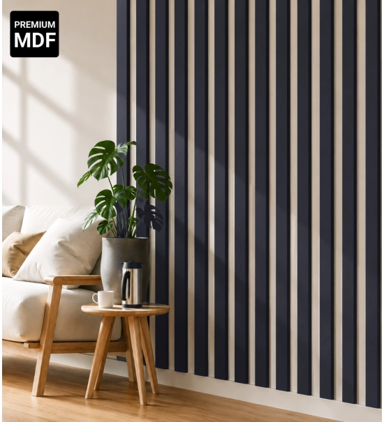 3D Lamellenwand, Holzlamellen für Wand oder Decke (16x30 mm) (Anthrazit)