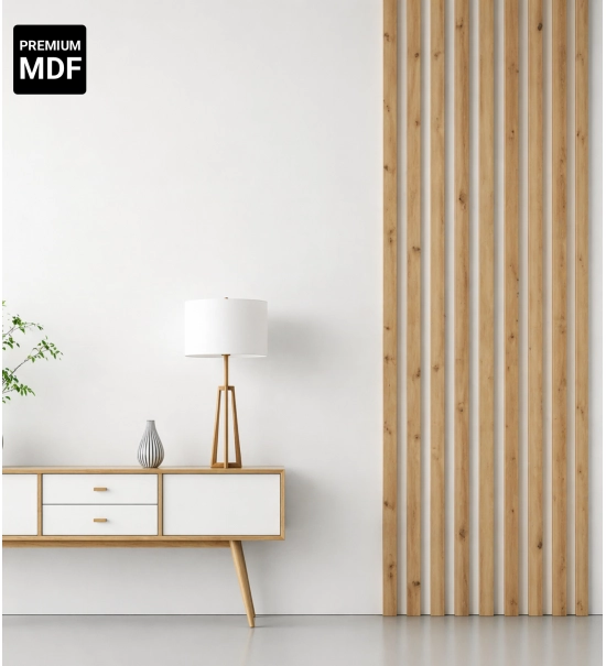 3D Lamellenwand, Holzlamellen für Wand oder Decke (30x40 mm) (rustikale Eiche)