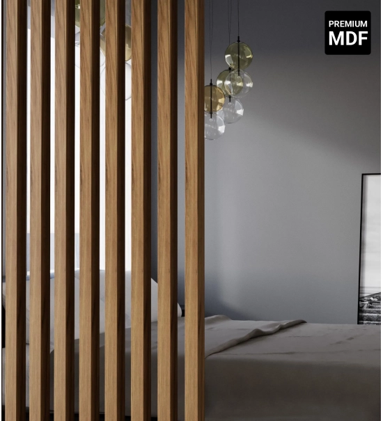 Holzlatten für Trennwände (28x60 mm) (NATUR-EICHE)