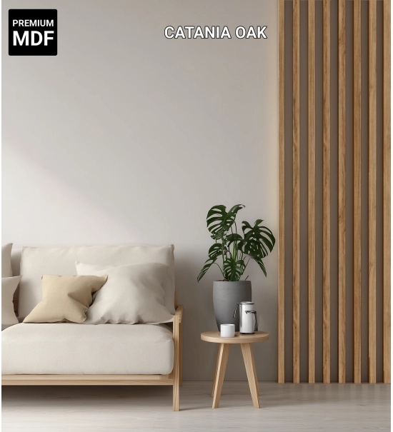 3D dekorative Lamellen für Wände und Decke, Holzleiste (CATANIA EICHE) 16x28mm