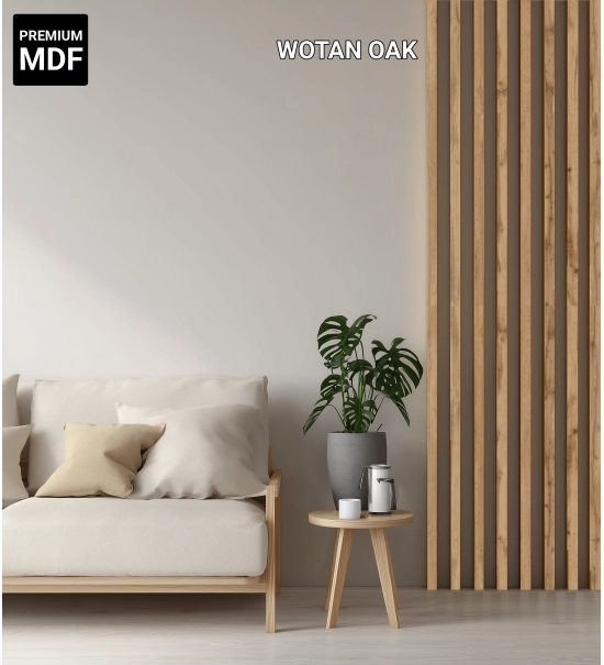 3D Lamellenwand, Holzlamellen für Wand oder Decke (16x30 mm) (Eiche Wotan)